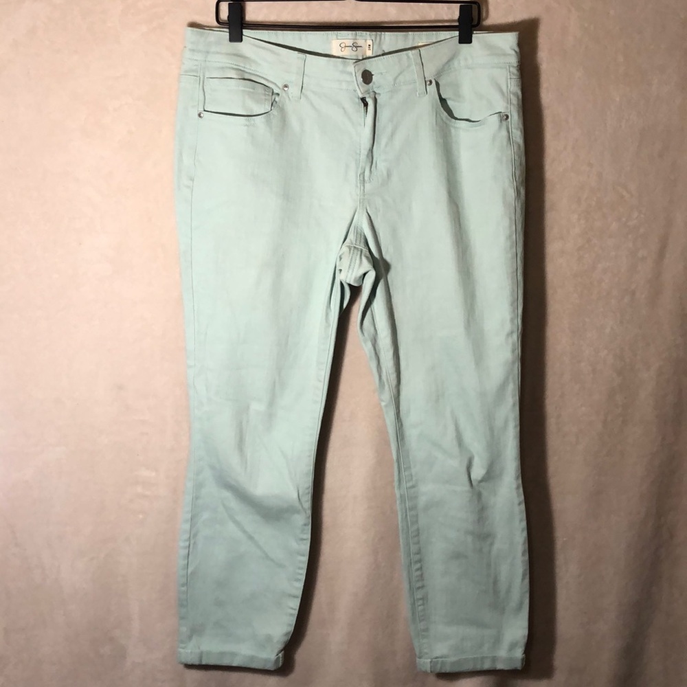 Jessica Simpson NWOT pastel blue jeans